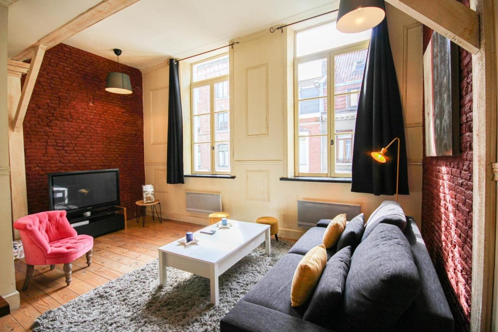 Old Lille Charming Duplex Apartment المظهر الخارجي الصورة
