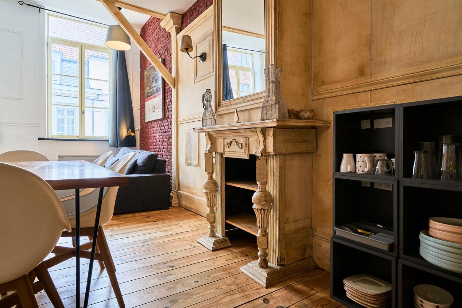 Old Lille Charming Duplex Apartment المظهر الخارجي الصورة
