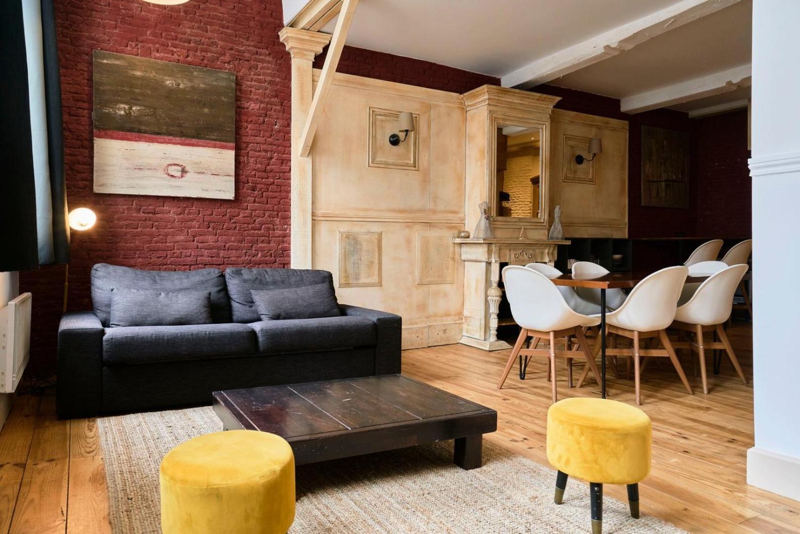 Old Lille Charming Duplex Apartment المظهر الخارجي الصورة